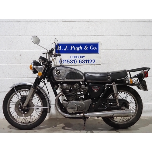 1004 - Honda 450KS motorcycle. 1972. 444cc.
Frame No. CB450E5002090
Engine No. CB450E5002050
Engine turns o... 