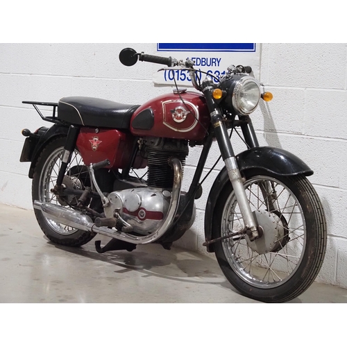 1005 - Matchless G5 Lightweight motorcycle. 1962. 348cc. 
Frame No. 12026
Engine No. 61/G52670
Engine turns... 