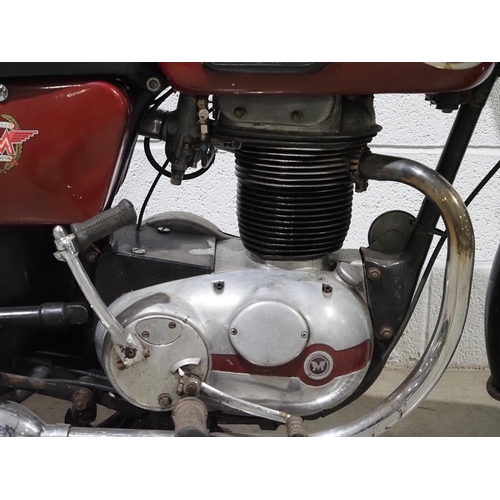 1005 - Matchless G5 Lightweight motorcycle. 1962. 348cc. 
Frame No. 12026
Engine No. 61/G52670
Engine turns... 