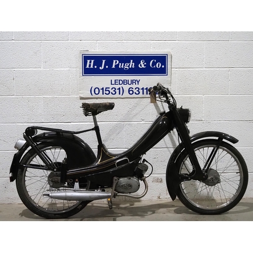 1007 - Norman Nippy moped.
Engine No. 2649599
Runs but not ridden for some time so will require recommissio... 