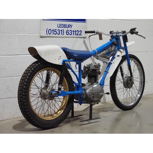 1010 - Hagon C15 grass track bike project. 250cc. 
Engine No. C15T713
Part restored and in need of finishin... 