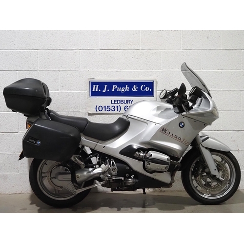 1012 - BMW R1150RS motorcycle. 2003. 1130cc. 
Runs and rides. MOT until 24.07.24. Recorded CAT D in 2014. C... 