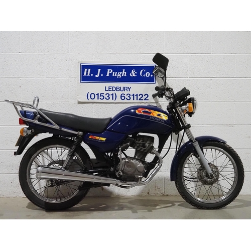 1013 - Honda CG125 motorcycle. 1996. 124cc. 
Frame No. 9C2JC1821SR011109
Engine No. JC18E5007270
Runs and r... 