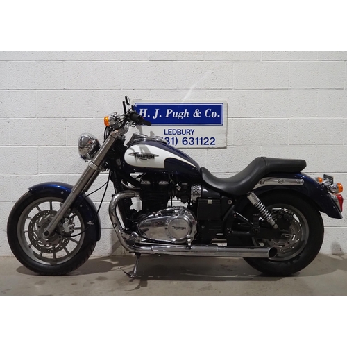 1017 - Triumph Bonneville America 865 motorcycle. 2009. 865cc.
Runs and rides. MOT until 23.04.25. Has had ... 