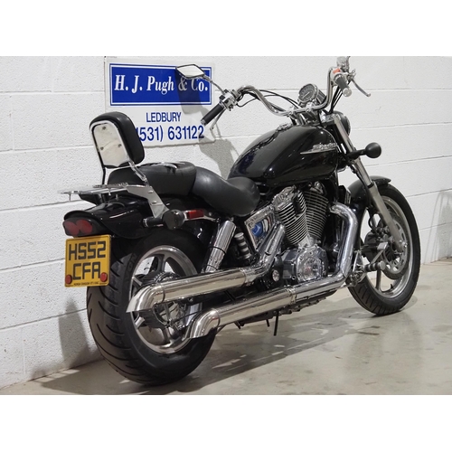 1018 - Honda Shadow VT1100 motorcycle. 2003. 1100cc.
Runs and rides. Ridden to saleroom. MOT until 05.04.25... 