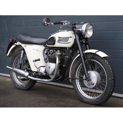 822 - Triumph 5TA Speedtwin motorcycle. 500cc. 1960. 
Frame No. 15711
Engine No. H15711
Alot of money has ... 