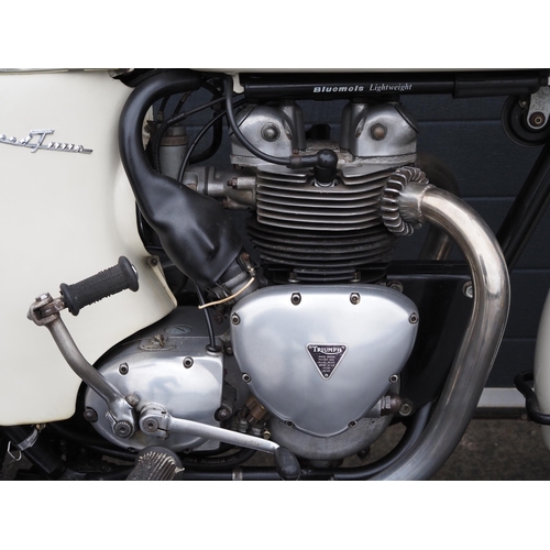 822 - Triumph 5TA Speedtwin motorcycle. 500cc. 1960. 
Frame No. 15711
Engine No. H15711
Alot of money has ... 
