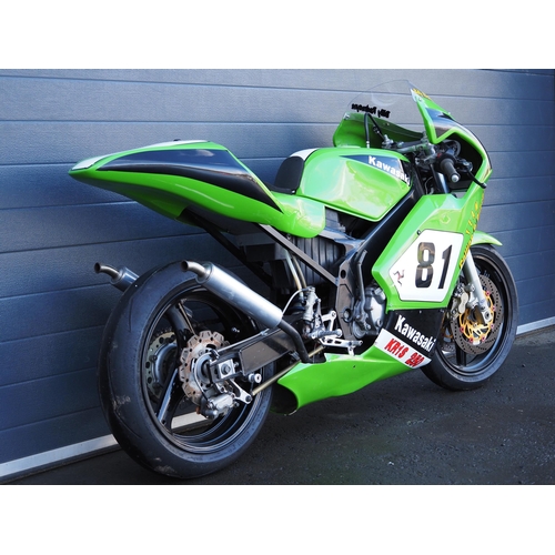 827 - Kawasaki KR1-S 250 F2 motorcycle. 1992
This bike was ridden by Billy Redmayne at the 2015 Classic F2... 
