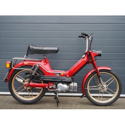 860 - Puch moped. 49cc. 1983. 
Frame No. 4319738
Engine No. 4319738
Runs and rides. Needs light recommissi... 