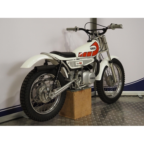 866 - Yamaha TY 80 trials bike.
Frame No. 451-110027
Engine No. 451-110027
Runs and rides but will need re... 