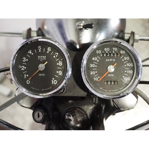 878 - Triumph T100R Daytona motorcycle. 1972. 500cc
Frame No. T100RPH18792
Engine No. T100RPH18792
Part of... 
