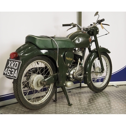 914 - Francis Barnett Plover motorcycle. 1958. 150cc
Frame No. 26943
Engine No. 15T8140M
Runs and rides. L... 