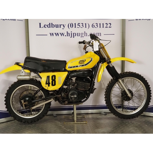 917 - Yamaha YZ250C motocross bike. 
Frame No. 509-102163
Engine No. 509-102163
Runs. 
Engine turns over w... 