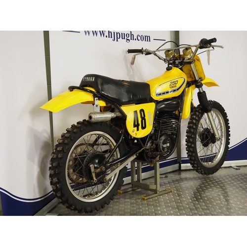 917 - Yamaha YZ250C motocross bike. 
Frame No. 509-102163
Engine No. 509-102163
Runs. 
Engine turns over w... 