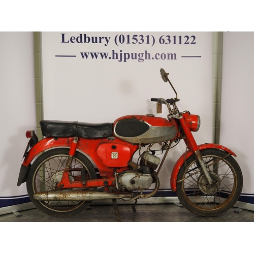 921 - Bridgestone 90 sports motorcycle. 1968. 90cc
Engine No. 12C065694
Engine turns over and gears engage... 