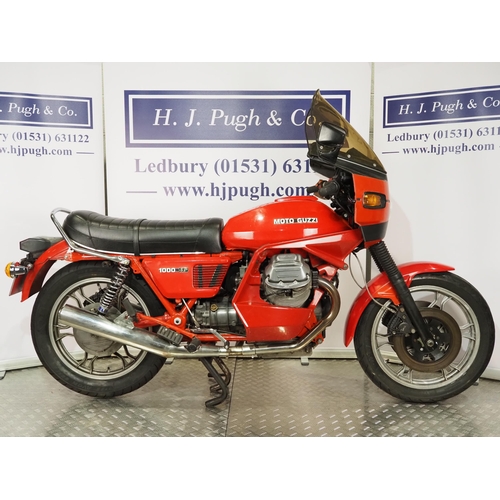 924 - Moto Guzzi SP1000 Spada motorcycle. 1979. 948cc. 
Frame No. 16634
Runs and rides. Bought from Guzzi ... 