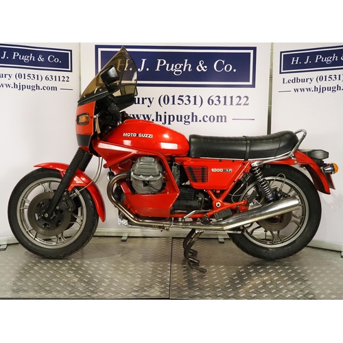 924 - Moto Guzzi SP1000 Spada motorcycle. 1979. 948cc. 
Frame No. 16634
Runs and rides. Bought from Guzzi ... 