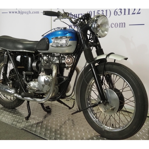 932 - Triumph 350 motorcycle. 1958. 350cc
Frame No. H4290
Engine No. T90 H29827
Runs and rides. Had been s... 