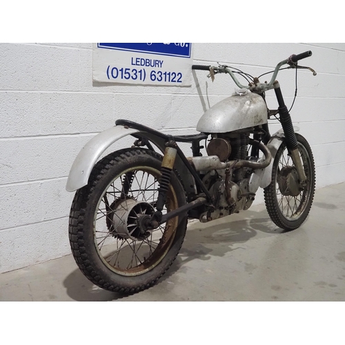 934 - AJS 16 MCS short stroke trails bike. 1958. 350cc
Frame No. 8316c (V5 states 8318c)
Engine No. 58-16-... 