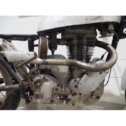 934 - AJS 16 MCS short stroke trails bike. 1958. 350cc
Frame No. 8316c (V5 states 8318c)
Engine No. 58-16-... 