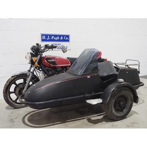 935 - Yamaha XS750 sidecar outfit. 1978. 747cc
Engine No. 1T5-104392
Has been stood for some time so will ... 