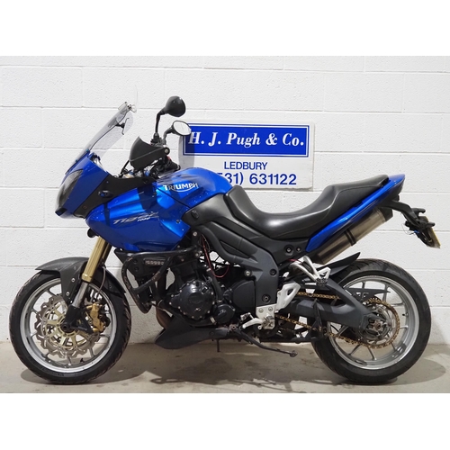 943 - Triumph Tiger 1050 motorcycle. 2007. 1050cc. 
Non runner but engine turns over. Cat C in 2015. Comes... 