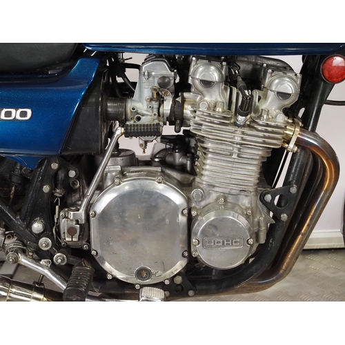 946 - Kawasaki Z1000 A motorcycle. 1977. 1015cc. 
Frame No. KZT00A505385
Engine No. KZT00AE037017
Runs and... 