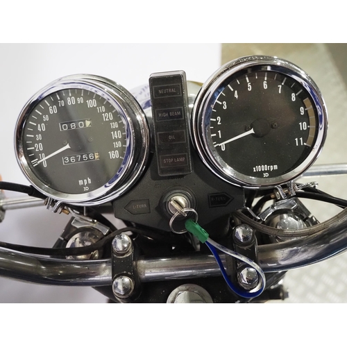 946 - Kawasaki Z1000 A motorcycle. 1977. 1015cc. 
Frame No. KZT00A505385
Engine No. KZT00AE037017
Runs and... 