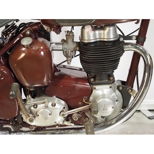 952 - BSA C11G motorcycle. 1956. 250cc. 
Frame No. BC115416998
Engine No. BC11G22568
Engine turns over wit... 