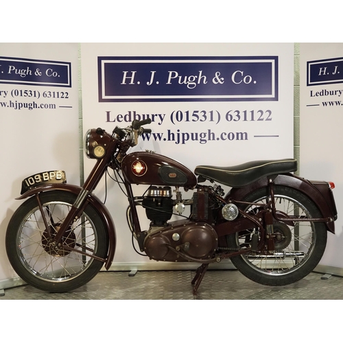 952 - BSA C11G motorcycle. 1956. 250cc. 
Frame No. BC115416998
Engine No. BC11G22568
Engine turns over wit... 