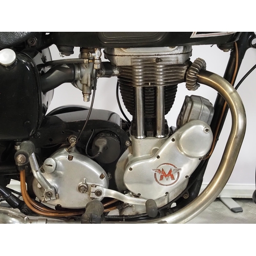 953 - Matchless G3L motorcycle. 1956. 350cc.
Frame No. A41373 (not matching V5)
Engine No. 56G3LS-31127 
R... 