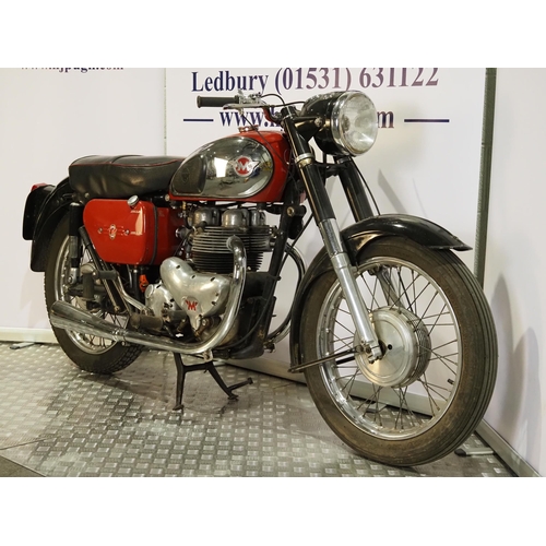 954 - Matchless G11 motorcycle. 1958. 600cc. 
Frame No. A65717
Engine No. 573005071
Runs and rides. Fitted... 