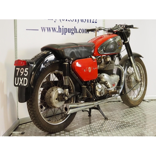 954 - Matchless G11 motorcycle. 1958. 600cc. 
Frame No. A65717
Engine No. 573005071
Runs and rides. Fitted... 