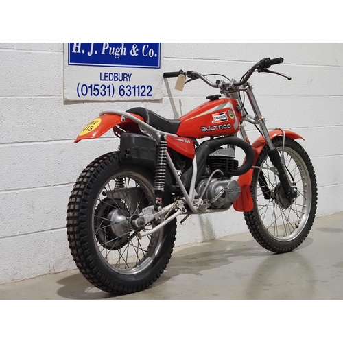 955 - Bultaco 350 Sherpa T trials motorcycle. 1978. 325cc. 
Frame No. 19902443. V5 states 19902445
Engine ... 