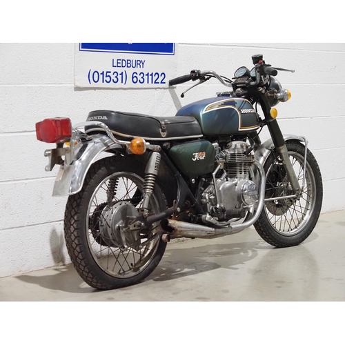958 - Honda CB350F motorcycle. 1972.
Frame No. 1025955
Engine No. CB350FE-1026008
Engine turns over with c... 