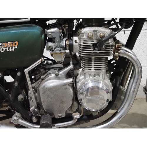 958 - Honda CB350F motorcycle. 1972.
Frame No. 1025955
Engine No. CB350FE-1026008
Engine turns over with c... 