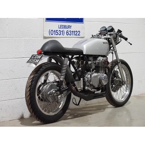 974 - Honda CB350 Four cafe racer. 1974. 350cc.
Frame No. CB350F2006462
Engine No. CB350FE2006463
Runs and... 