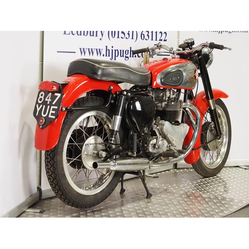 979 - BSA A10 Super Rocket motorcycle. 1958. 650cc. 
Frame No. FA74240
Engine No. CA10R9521
Runs and rides... 