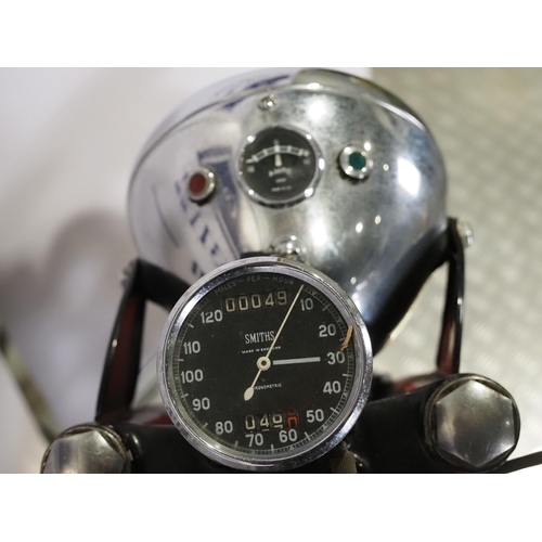 979 - BSA A10 Super Rocket motorcycle. 1958. 650cc. 
Frame No. FA74240
Engine No. CA10R9521
Runs and rides... 