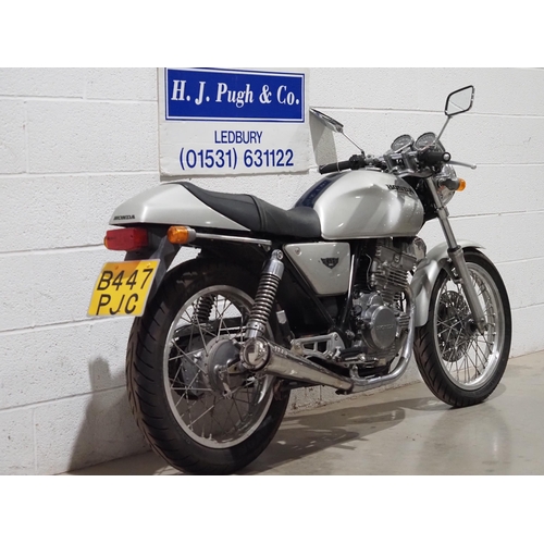 991 - Honda Clubman GB250 motorcycle. 1985. 249cc. 
Frame No. MC10-1400792
Engine No. MC10E-1500494
Reg. B... 