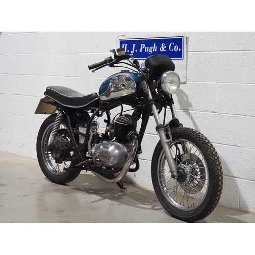 996 - Suzuki GS250T motorcycle project. 1980. 
Fitted with a James 207 engine which turns over with compre... 