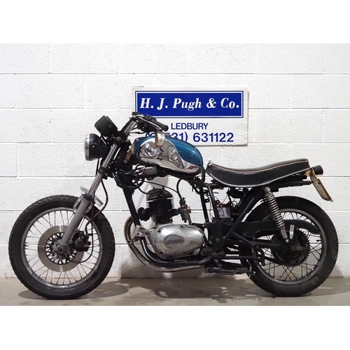 996 - Suzuki GS250T motorcycle project. 1980. 
Fitted with a James 207 engine which turns over with compre... 