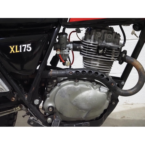 998 - Honda XL175 motorcycle. 1978. 1733cc. 
Runs and last ridden in January 2024. Comes with coils and ne... 