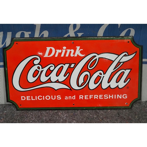 107 - Enamel sign - Drink Coca Cola 12