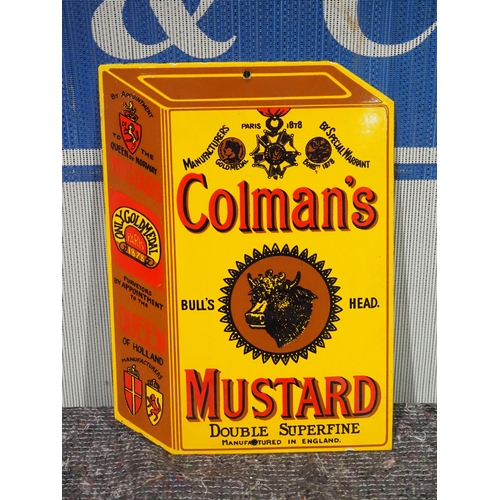 108 - Modern enamel sign - Colman's Mustard 11