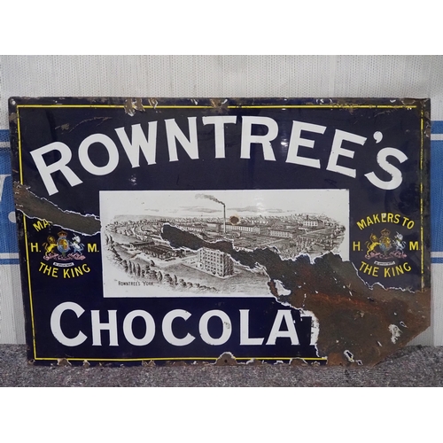 117 - Enamel sign - Rowntree's Chocolate 20