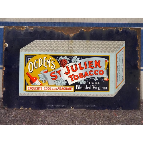 119 - Enamel sign - Ogden's St. Julien Tobacco 18