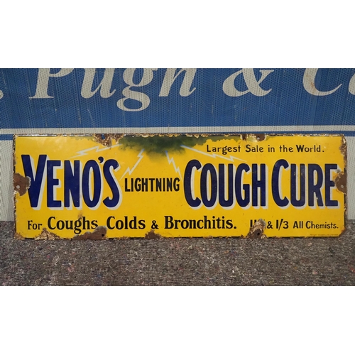 125 - Enamel sign - Veno's Lightning Cough Cure 8