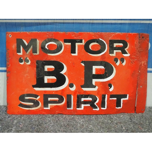 128 - Enamel sign - Motor 'B.P' Spirit 15