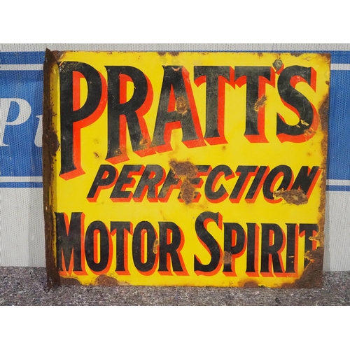 130 - Enamel sign - Pratt's Perfection Motor Spirit 18